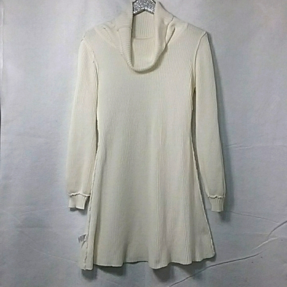 Lascana Venus women's sweater dress size med open knit slightly sheer - Picture 5 of 8